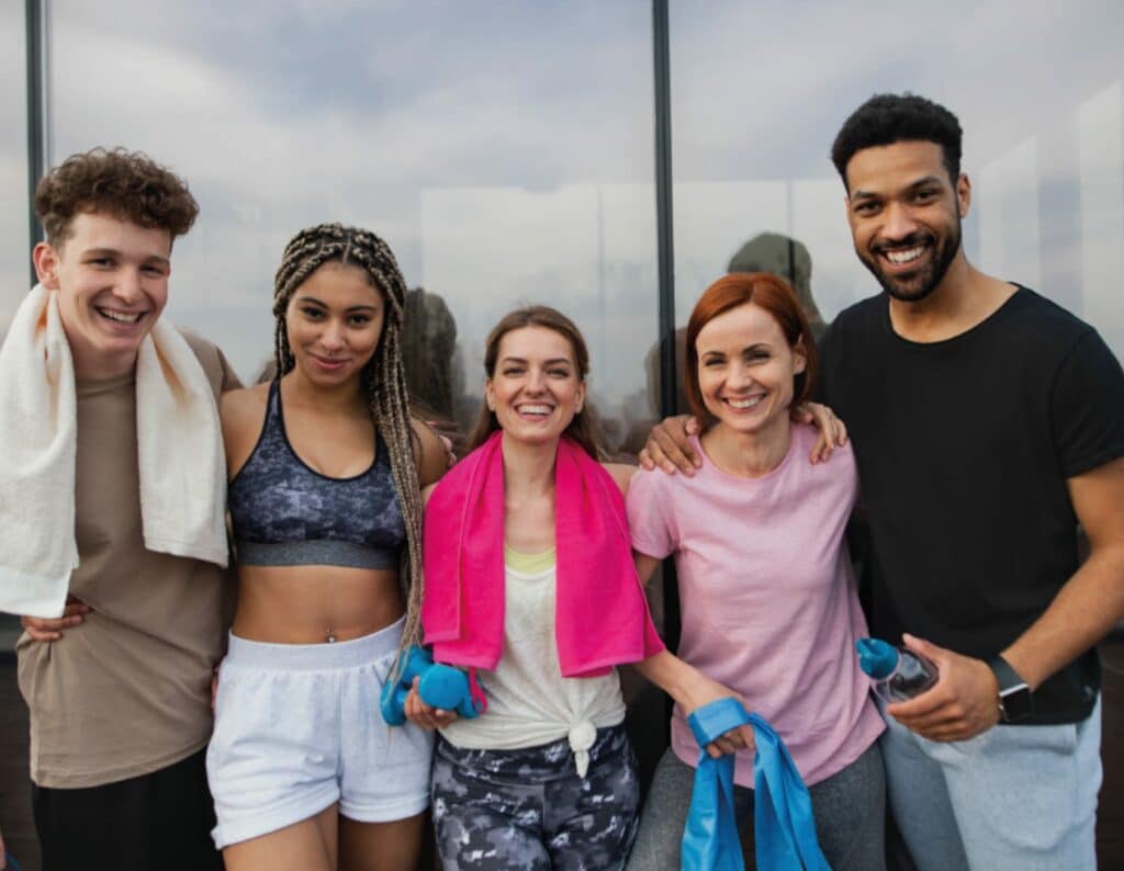 Group of young people